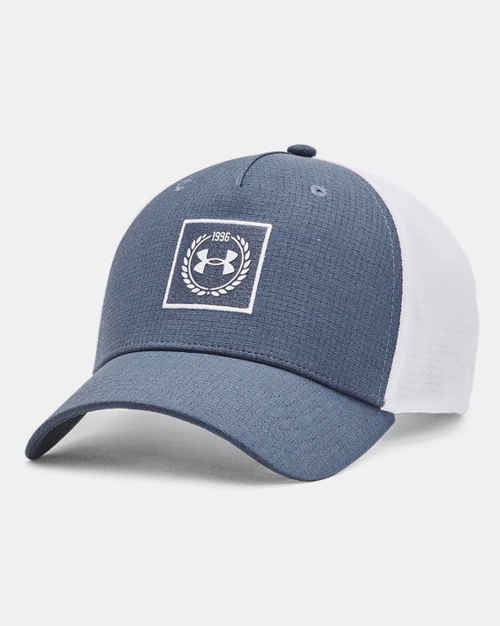 หมวกทรัคเกอร์ UA Iso-Chill Armourvent™ สำหรับผู้ชาย in Gray image number 0